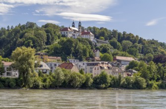 Riparian impression of Passau in Bavaria in southern Germany