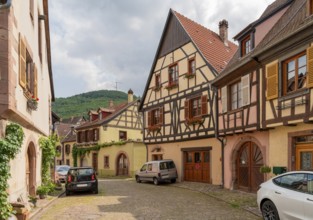 Impression of Kaysersberg, a historical town and former commune in Alsace in northeastern France