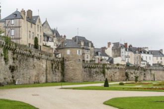 City ciew of Vannes, a commune in the Morbihan department in Brittany in north-western France