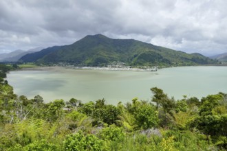 Coastal scenery around Havelock in the Marlborough Region in New Zealand