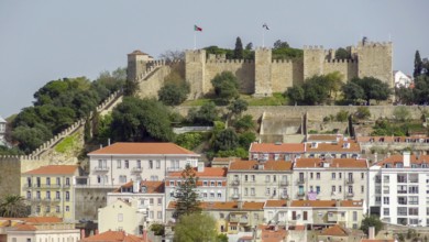 City view of Lisbon, the capital city of Portugal