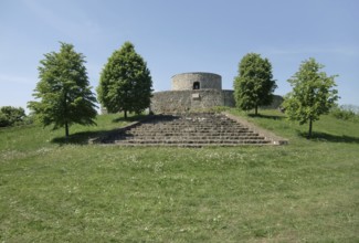 Burg Heiligenberg (Hesse, Germany) in sunny ambiance