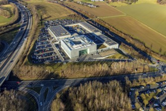 Aerial photo, ENERVIE - Südwestfalen Energie und Wasser AG, ADUG -