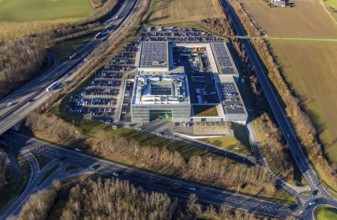Aerial photo, ENERVIE - Südwestfalen Energie und Wasser AG, ADUG -