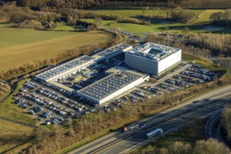 Aerial photo, ENERVIE - Südwestfalen Energie und Wasser AG, ADUG -