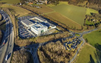Aerial photograph, ENERVIE - Südwestfalen Energie und Wasser AG, ADUG -