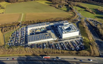 Aerial photo, ENERVIE - Südwestfalen Energie und Wasser AG, ADUG -