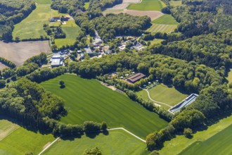 Aerial view, Ketteler Hof leisure park, Haltern am See, Münsterland, Ruhr area, North