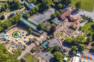 Aerial view, Ketteler Hof leisure park, Haltern am See, Münsterland, Ruhr area, North