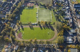 Aerial view, ETuS-Sportplatz an der Conzeallee, Haltern-Stadt, Haltern am See, Ruhr area, North