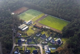 FLAESHEIM 16.12.2020 Ensemble of sports grounds of SuS Concordia Flaesheim 1969 e.V. on the Dr