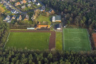 FLAESHEIM 16.12.2020 Ensemble of sports grounds of SuS Concordia Flaesheim 1969 e.V. on the Dr