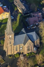 HULLERN 16.12.2020 Church building St. Andreas Church in the village centre in Hullern in the state