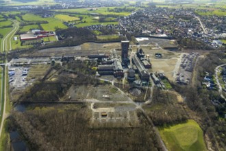 Aerial photograph, Former Ost colliery, Old Heinrich-Robert colliery, Hammerhead tower, former
