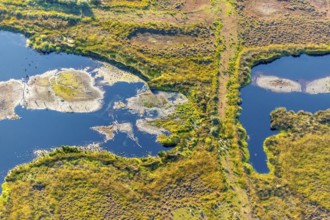 Aerial photo, Großes Torfmoor, Gehlenbeck, Hille, Lübbecke, Ostwestfalen-Lippe, OWL, North