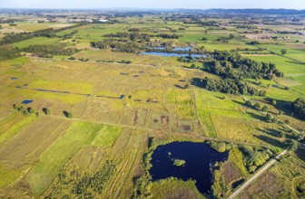 Aerial photo, Großes Torfmoor, Gehlenbeck, Hille, Lübbecke, Ostwestfalen-Lippe, OWL, North