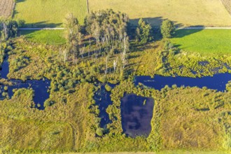 Aerial photo, Großes Torfmoor, Gehlenbeck, Hille, Lübbecke, Ostwestfalen-Lippe, OWL, North