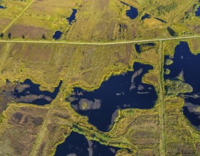 Aerial photo, Großes Torfmoor, Gehlenbeck, Hille, Lübbecke, Ostwestfalen-Lippe, OWL, North