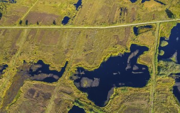 Aerial photo, Großes Torfmoor, Gehlenbeck, Hille, Lübbecke, Ostwestfalen-Lippe, OWL, North