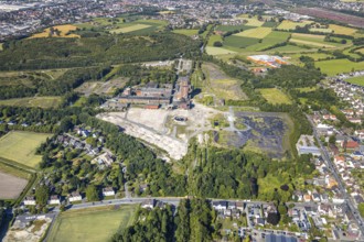 Aerial view, Heinrich-Robert colliery, creative centre, former Verbundbergwerk Ost, coal mining,