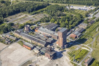 Aerial view, Heinrich-Robert colliery, creative centre, former Verbundbergwerk Ost, coal mining,