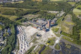Aerial view, Heinrich-Robert colliery, creative centre, former Verbundbergwerk Ost, coal mining,