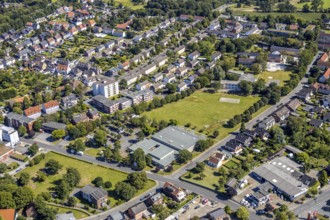 Aerial photo, Sachsen-Halle, conversion, remodelling, Heessen, Hamm, Ruhr area, North