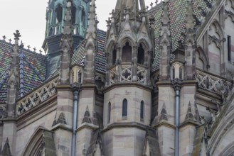 Detail of the Memorial Church of the Protestation in Speyer, Germany