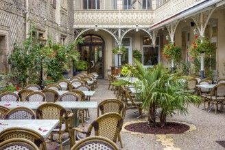 Patio seen in Epinal, the capital city of the Vosges departmend in France