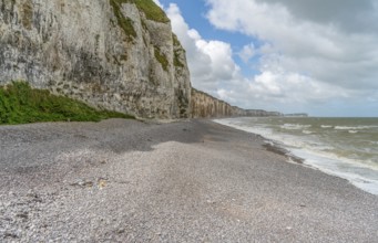 Scenery around Veules-les-Roses, a commune in the Seine-Maritime department in the Normandy region