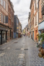 City view of Honfleur, a commune in the Calvados department in northwestern France
