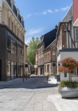 City view of Fecamp, a commune in the Seine-Maritime department in the Normandy Region of France