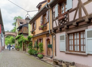 Impression of Kaysersberg, a historical town and former commune in Alsace in northeastern France