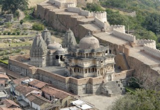 Scenery around Kumbhalgarh located in Rajasthan, India
