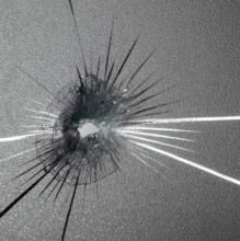Full penetration in structured glass on red back