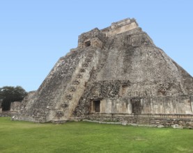 Ruins of a mayan temple in Uxmal, Mexico