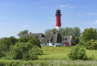Lighthouse on a island named Pellworm in North Frisia, Germany