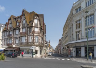 Impression of Trouville-sur-Mer, a city in the Calvados department in the Normandy region in