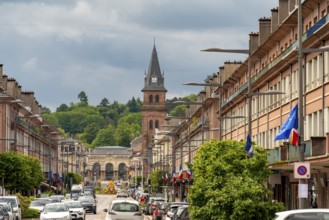 Impression of Saint-Die-des-Vosges, a commune in the Vosges department, Grand Est, northeastern