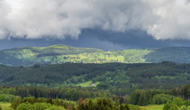 Scenery around Saulxures, a commune in the Bas-Rhin department in Grand Est in north-eastern France