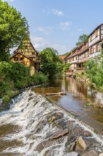 Impression of Kaysersberg, a historical town and former commune in Alsace in northeastern France
