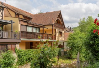 Impression of Kaysersberg, a historical town and former commune in Alsace in northeastern France