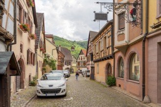 Impression of Kaysersberg, a historical town and former commune in Alsace in northeastern France