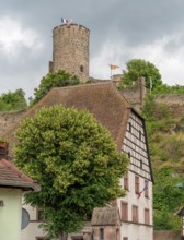 Impression of Kaysersberg, a historical town and former commune in Alsace in northeastern France