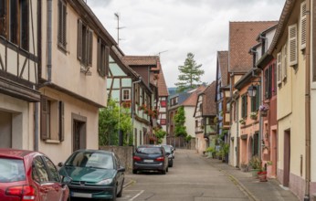 Impression of Kaysersberg, a historical town and former commune in Alsace in northeastern France