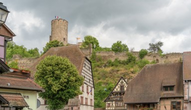 Impression of Kaysersberg, a historical town and former commune in Alsace in northeastern France