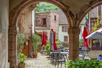 Impression of Kaysersberg, a historical town and former commune in Alsace in northeastern France