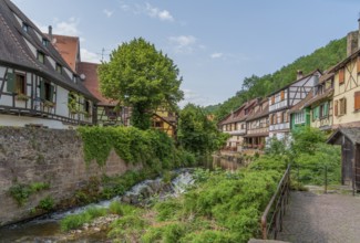 Impression of Kaysersberg, a historical town and former commune in Alsace in northeastern France