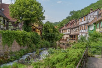 Impression of Kaysersberg, a historical town and former commune in Alsace in northeastern France