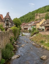 Impression of Kaysersberg, a historical town and former commune in Alsace in northeastern France